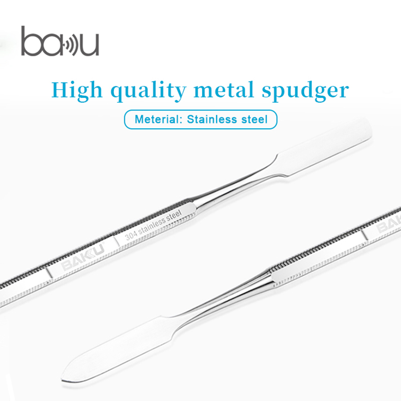 Spudger Opening Tools BAKU BK-7277 High Quality Double-end Used Heavy-duty Metal for Cell Laptop Spudger in Mobile Phone