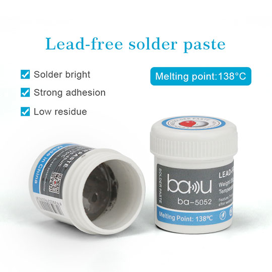 ba 5052 138℃ Lead-Free BGA Solder Paste